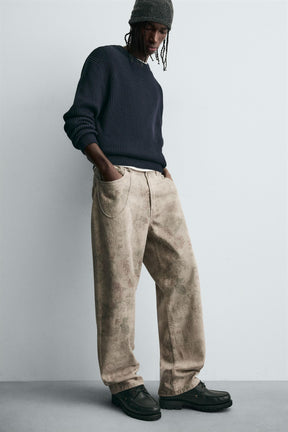 ABSTRACT PRINTED BALLOON FIT TROUSERS - Image 4