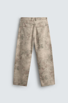 ABSTRACT PRINTED BALLOON FIT TROUSERS - Image 7