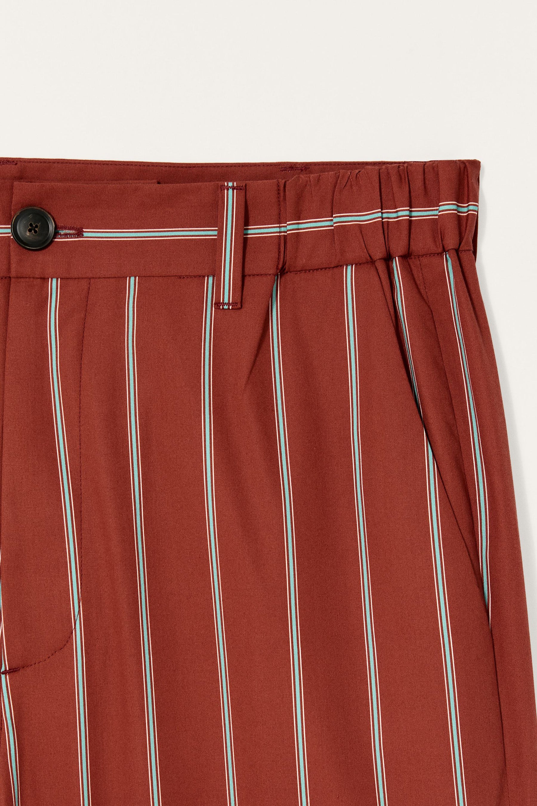 LIMITED EDITION STRIPED RELAXED FIT TROUSERS - Image 7