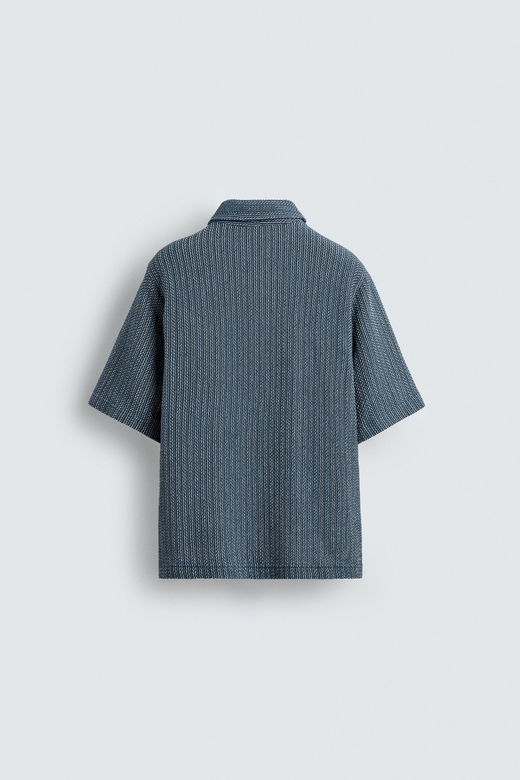 TEXTURED POLO SHIRT - Image 7