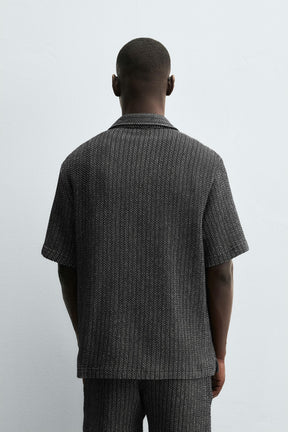 TEXTURED JACQUARD SHIRT - Image 3