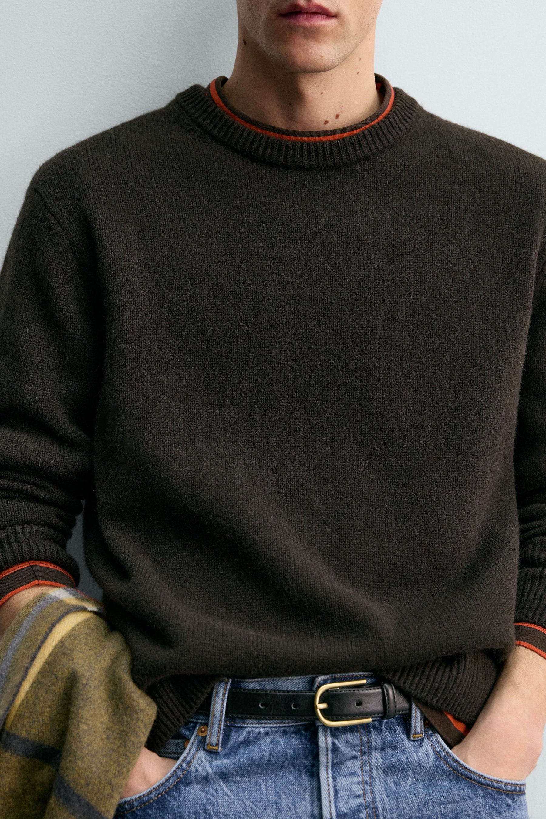 WOOL - CASHMERE JUMPER AARON LEVINE X - Image 5
