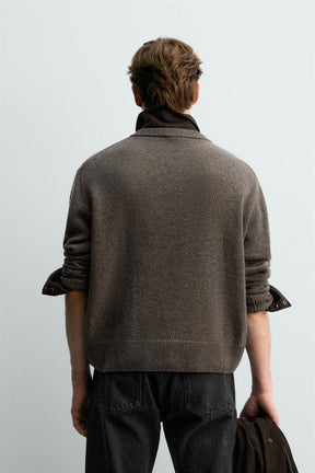 WOOL - CASHMERE JUMPER AARON LEVINE X - Image 3