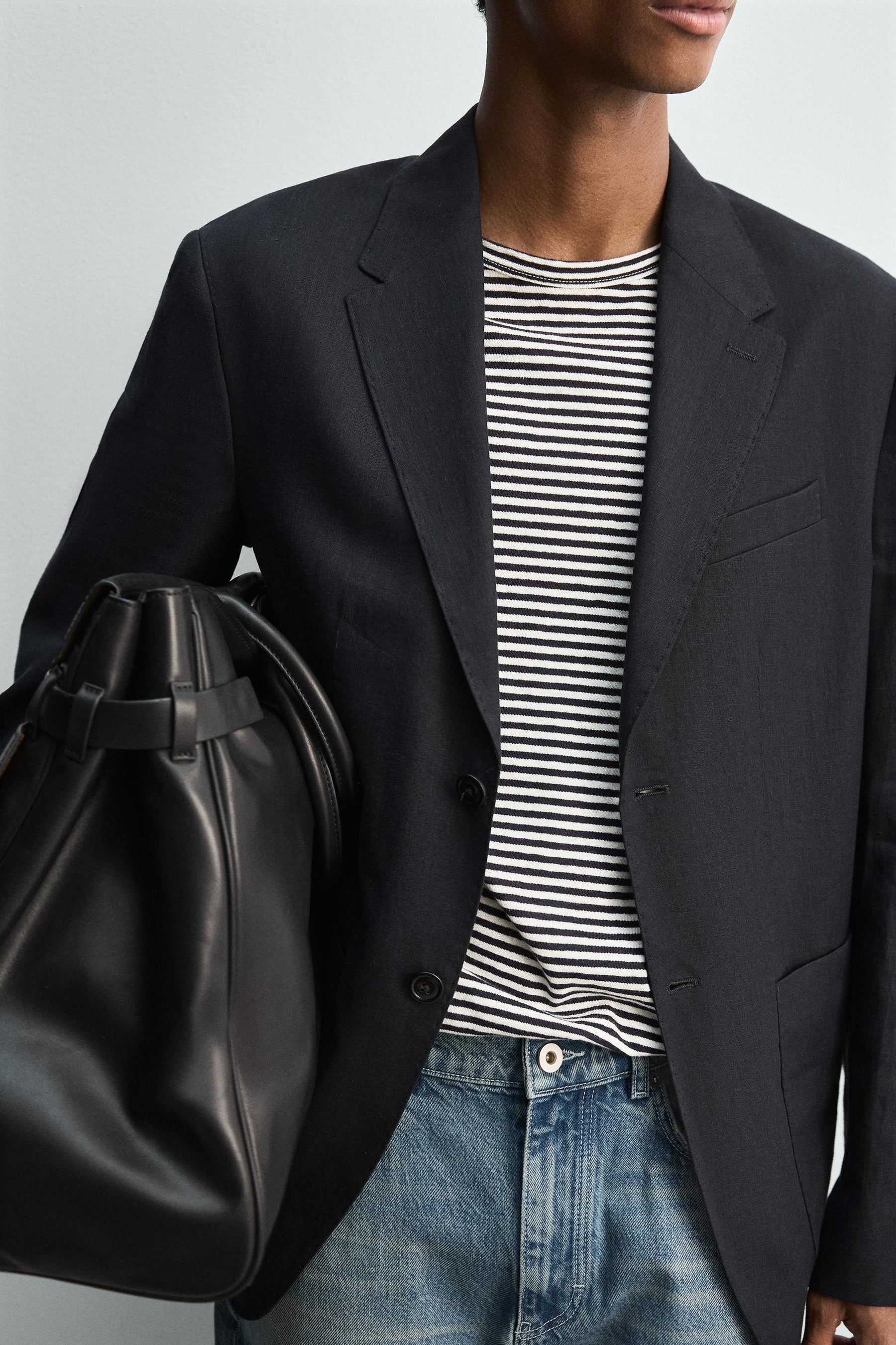 100% LINEN SUIT BLAZER - Image 5