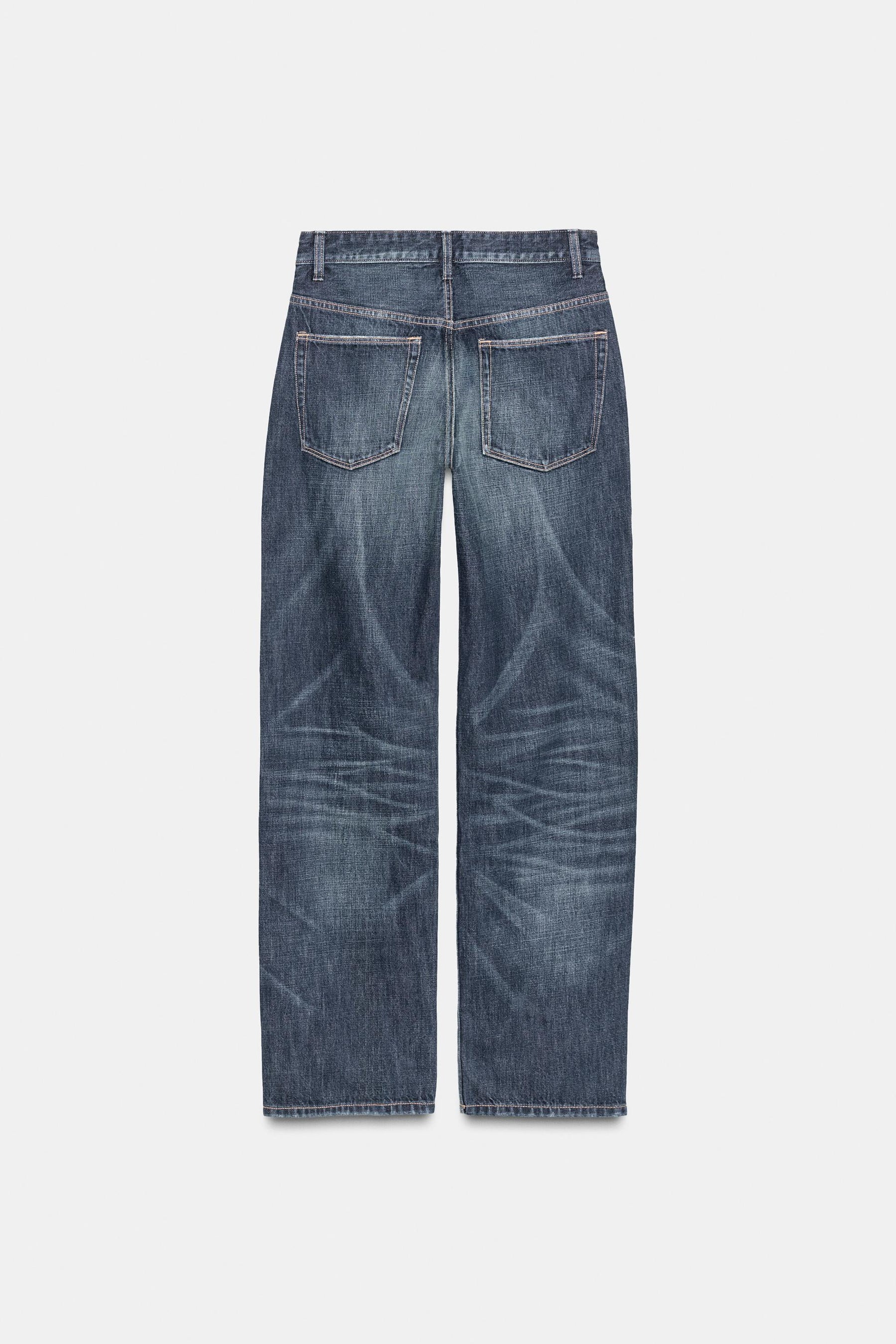 Boyfriend-Jeans mit mittelhohem Bund