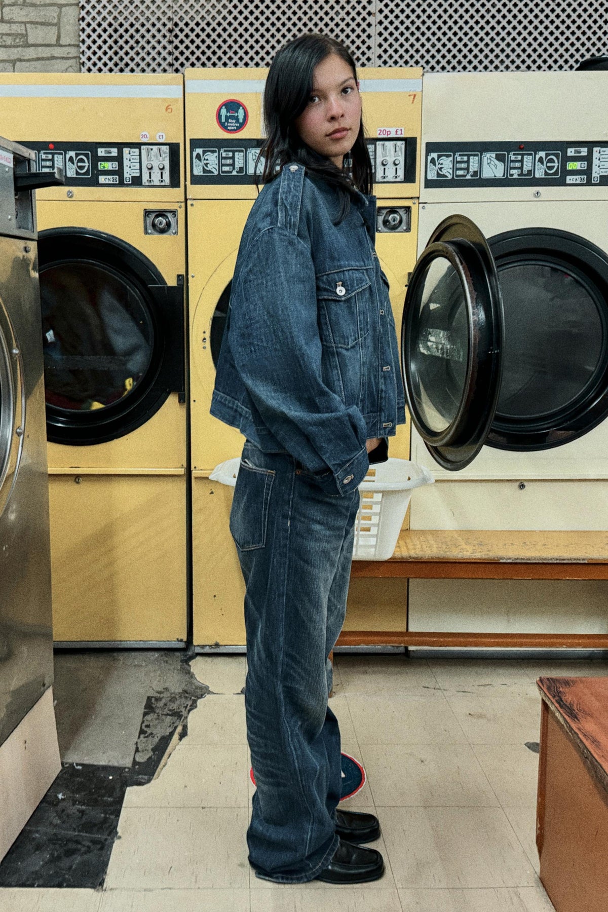 Boyfriend-Jeans mit mittelhohem Bund