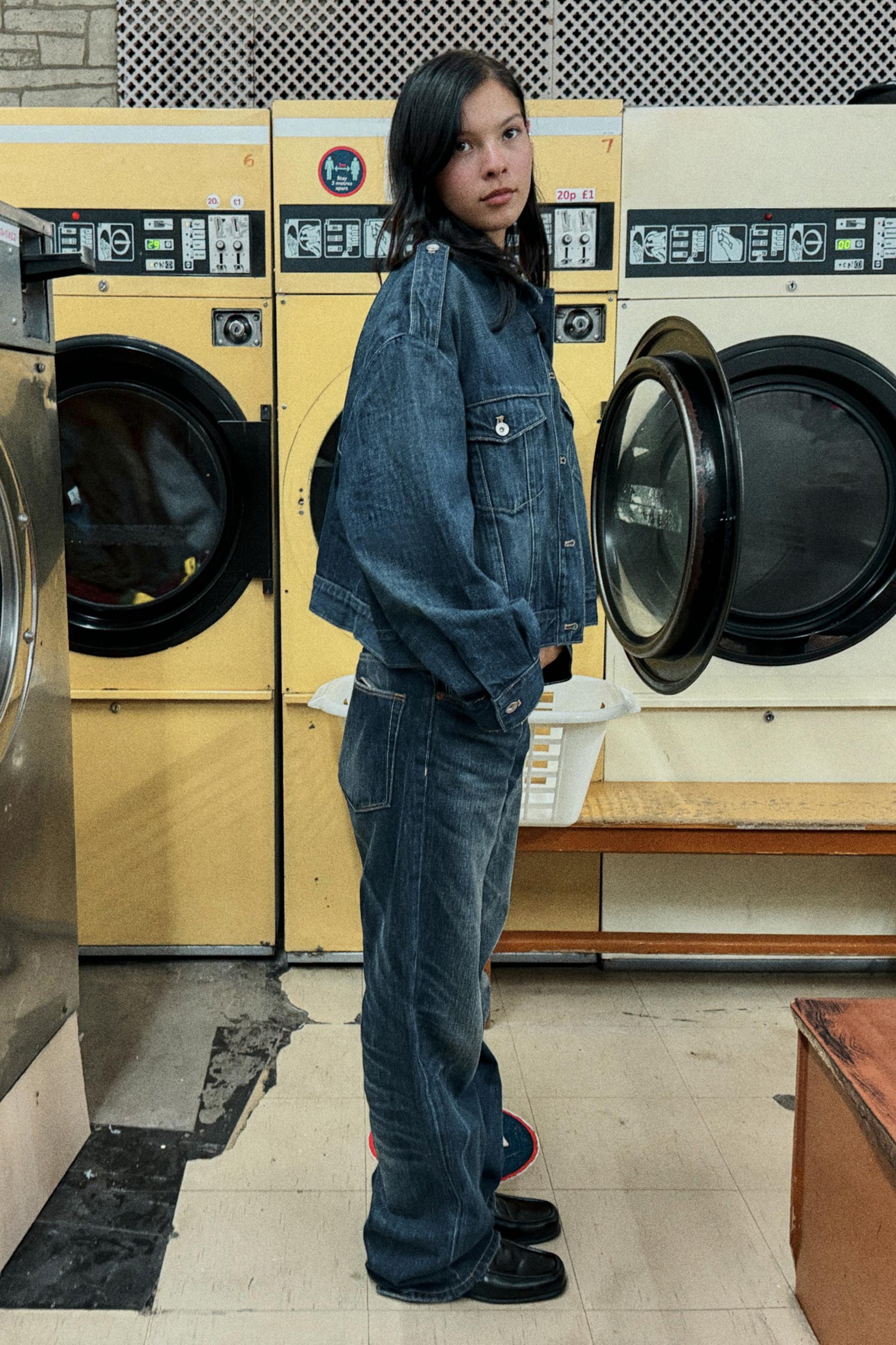 Boyfriend-Jeans mit mittelhohem Bund