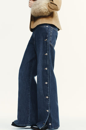 Baggy Jeans mit mittelhohem Bund
