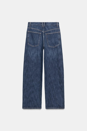 Baggy Jeans mit mittelhohem Bund