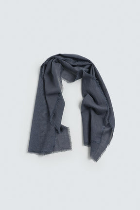COTTON TEXTURED SCARF - Image 4