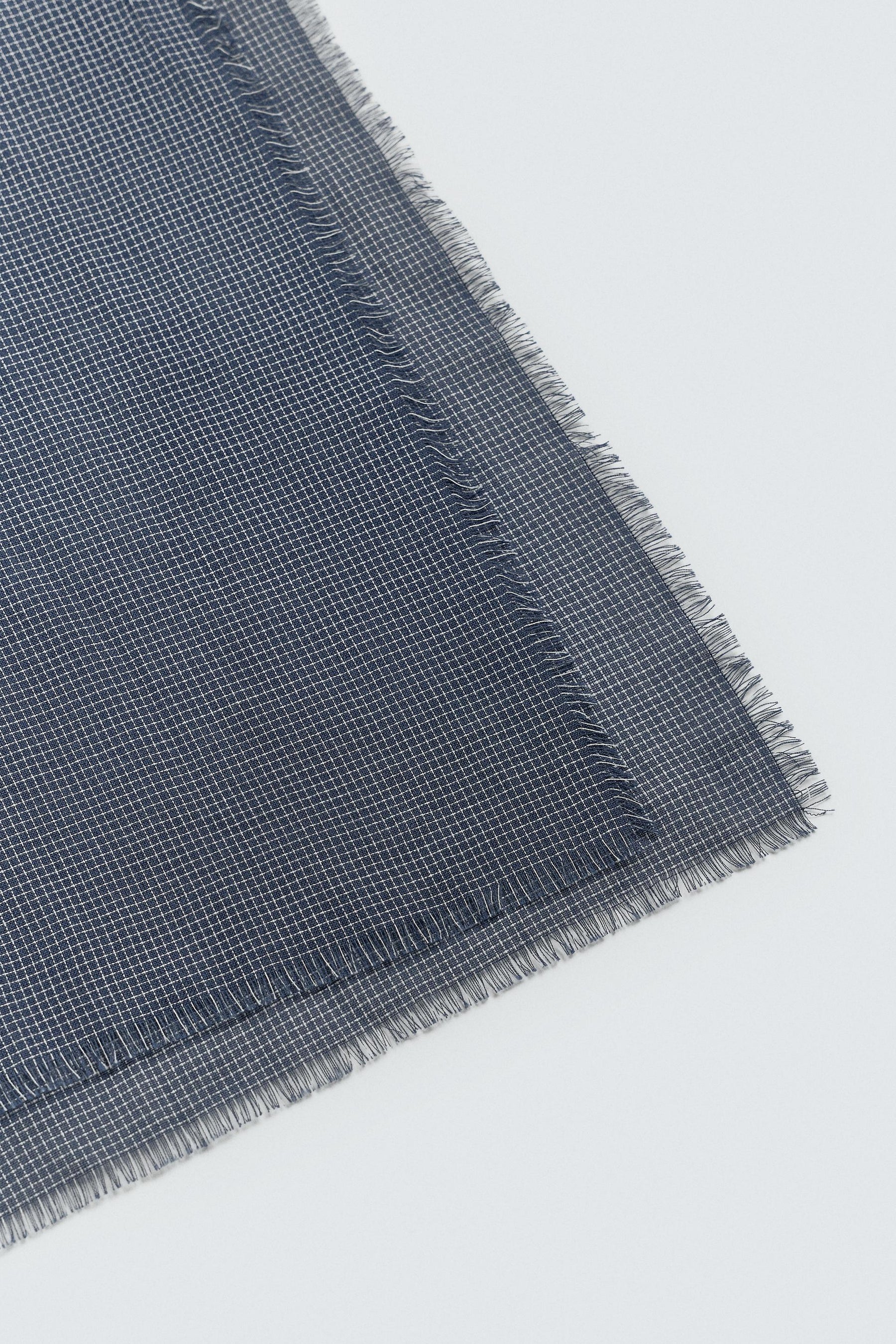 COTTON TEXTURED SCARF - Image 6