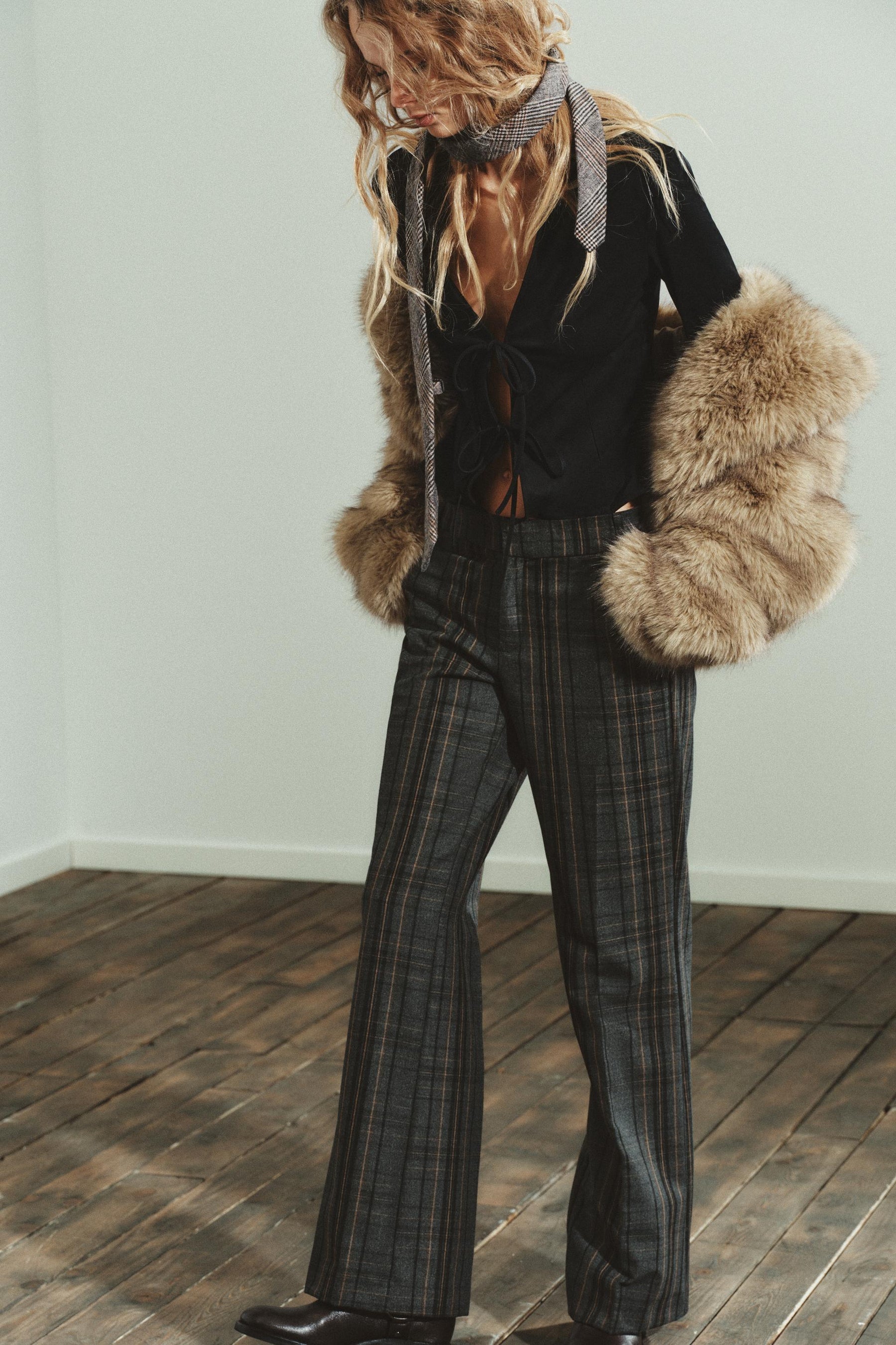 WILDLEDER-KUNSTHEMD MIT