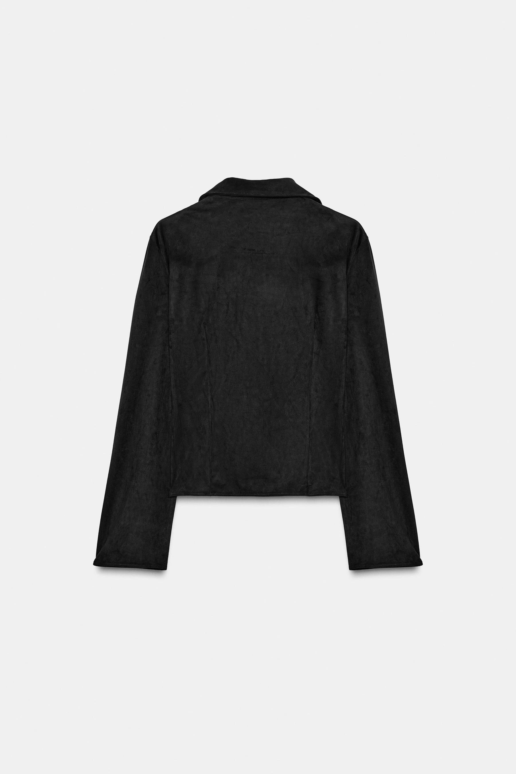 WILDLEDER-KUNSTHEMD MIT