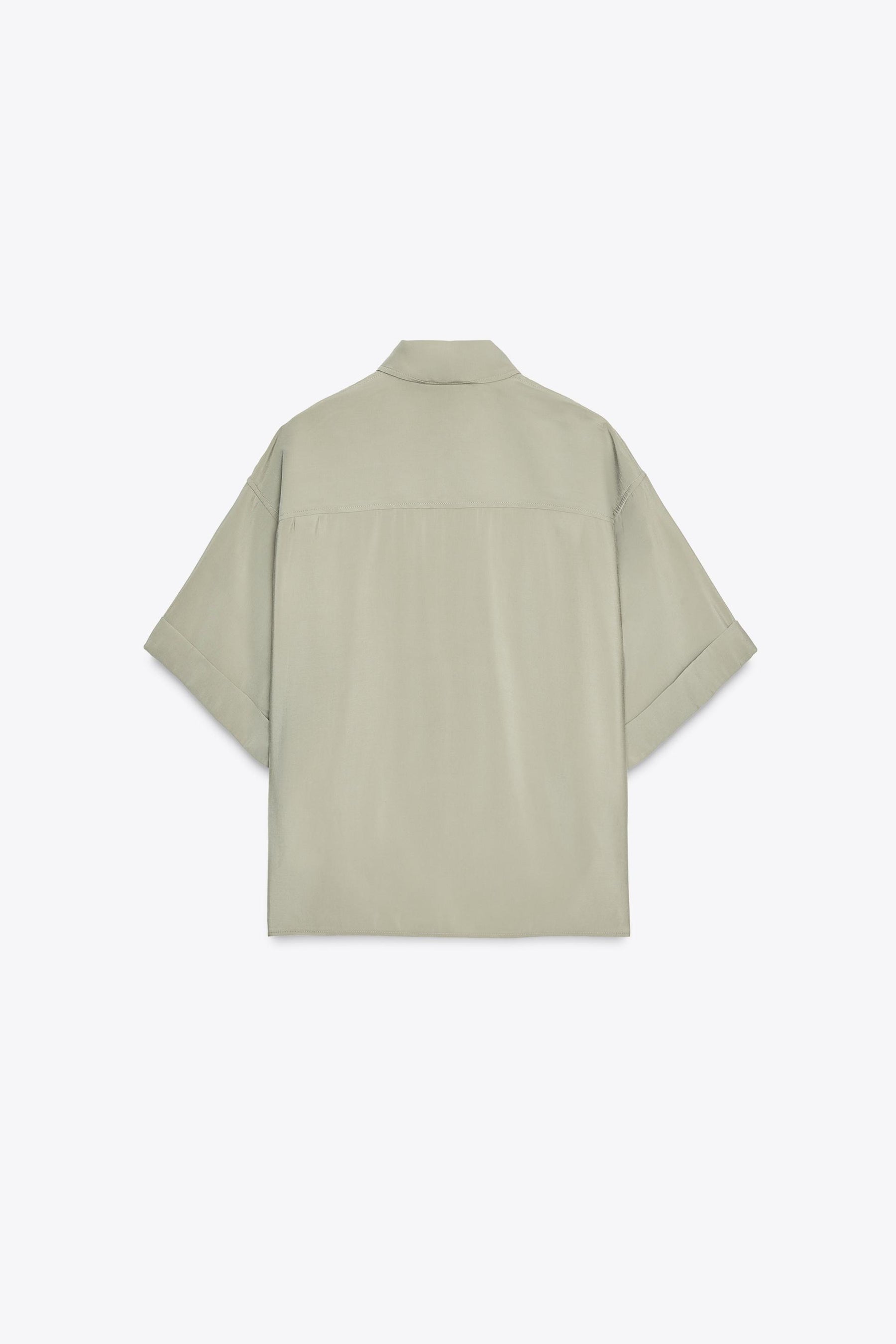 Fließendes Kurzarmhemd