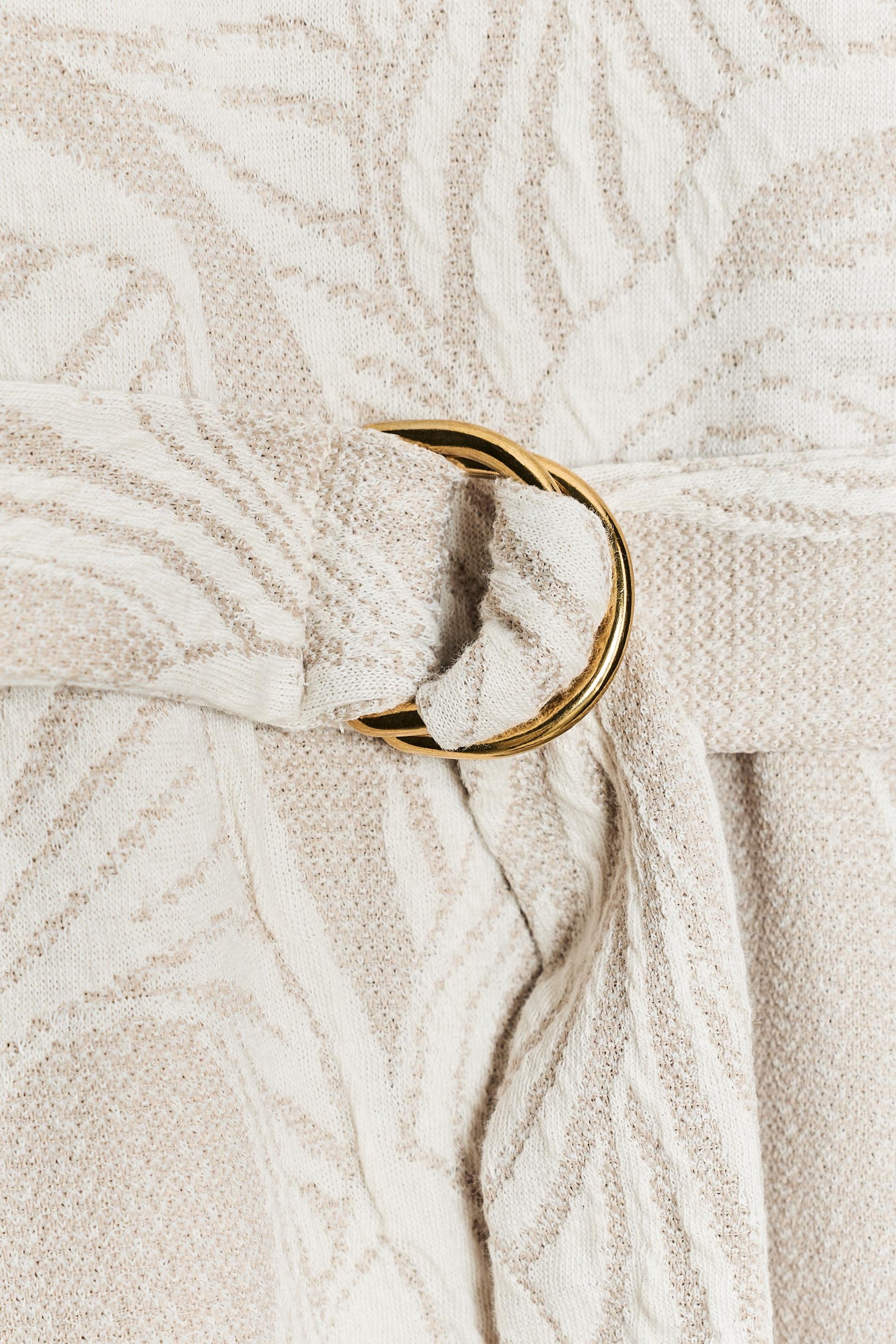 JACQUARD DRESS WITH BELT - Image 6