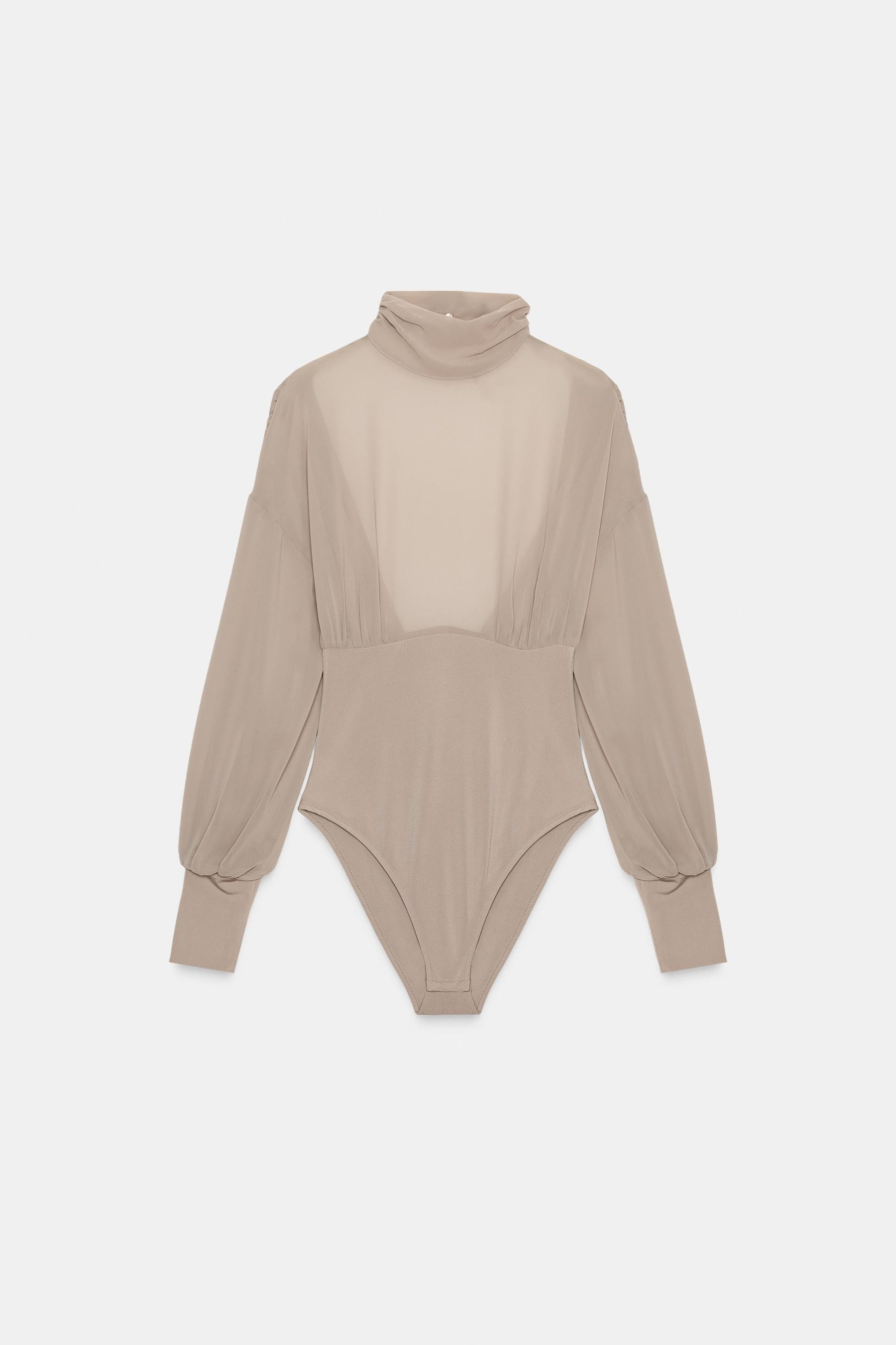 Georgette-Body mit Details