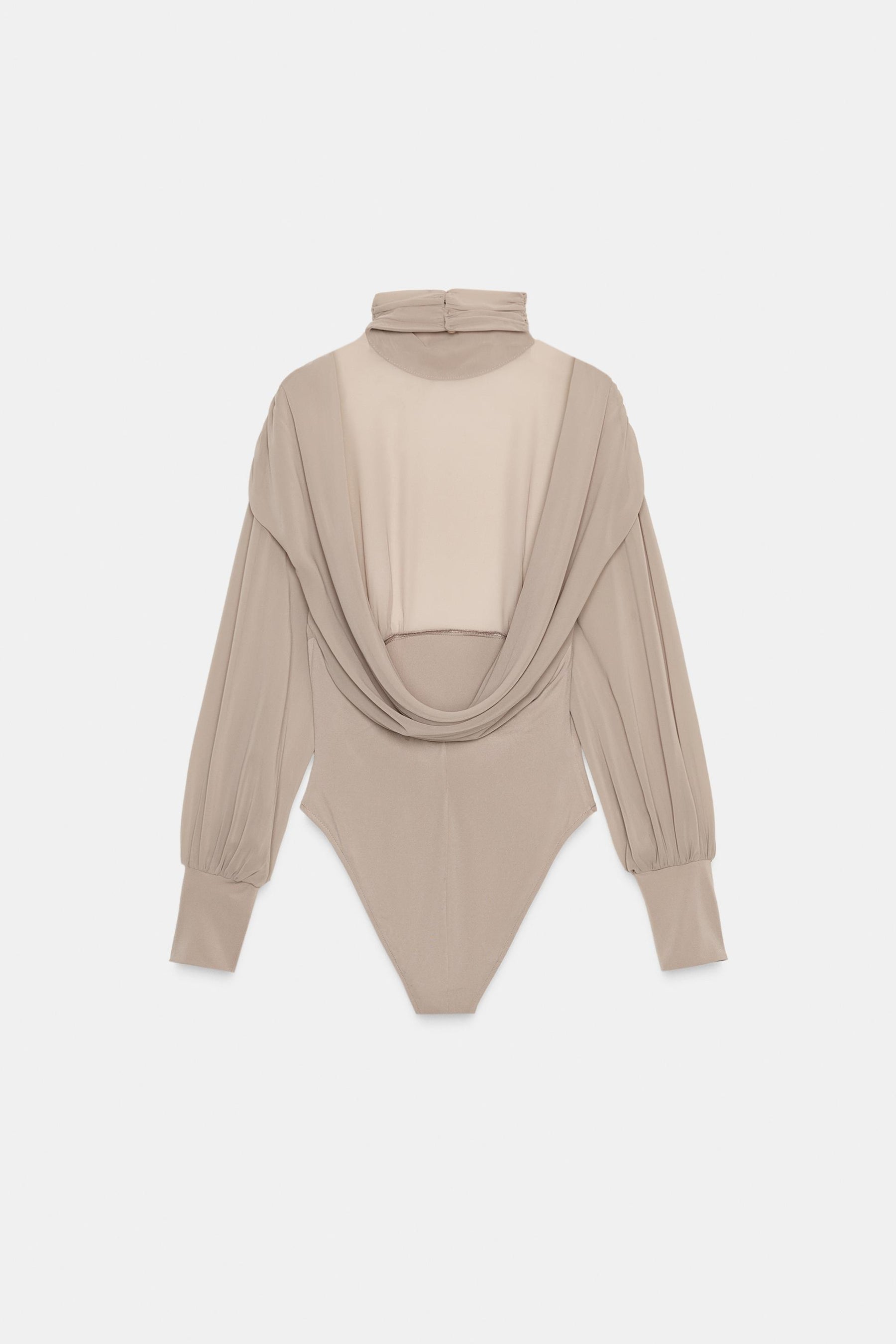 Georgette-Body mit Details