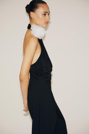 Neckholder-Body mit Blumenapplikationen