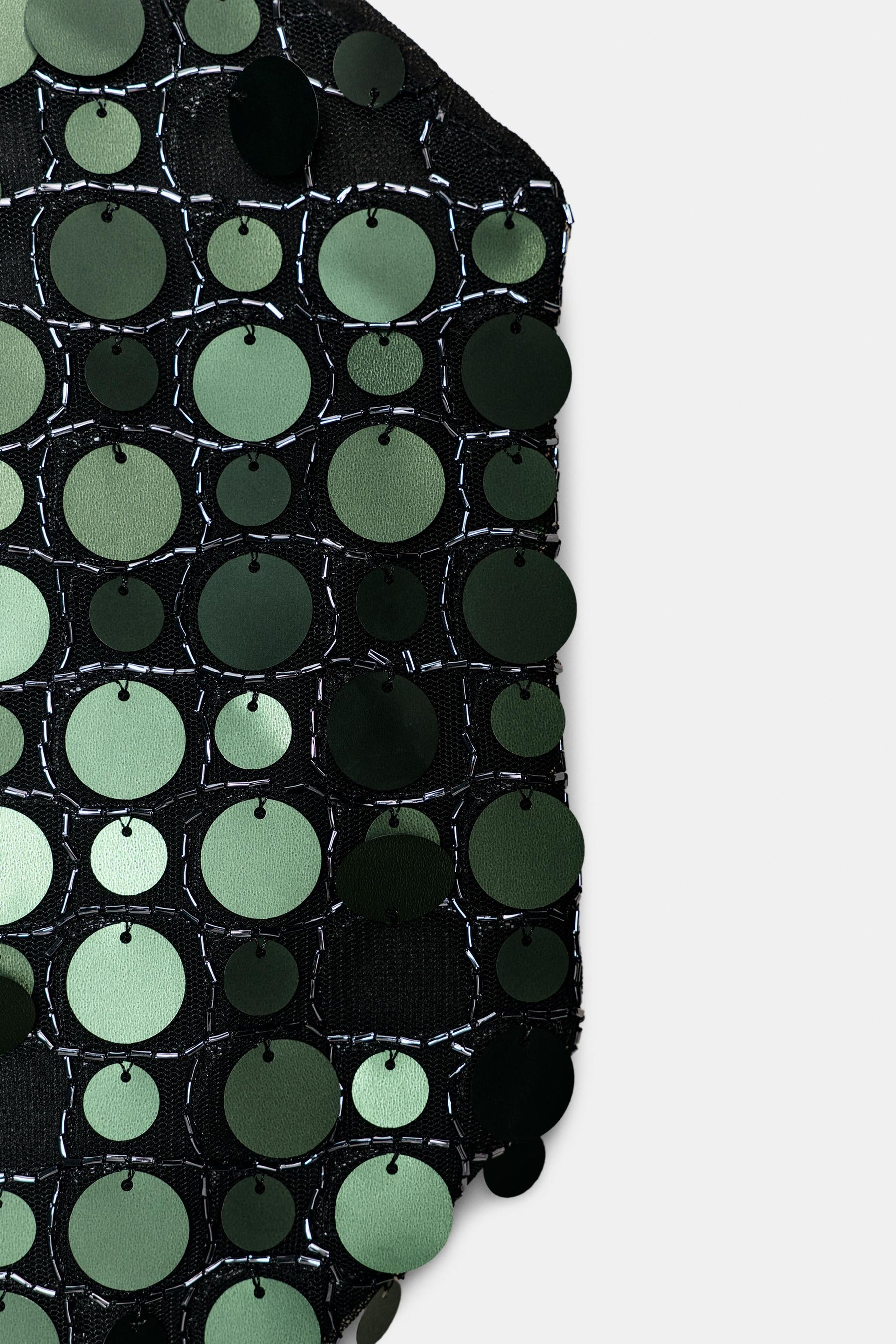 Pailletten-Neckholder-Top