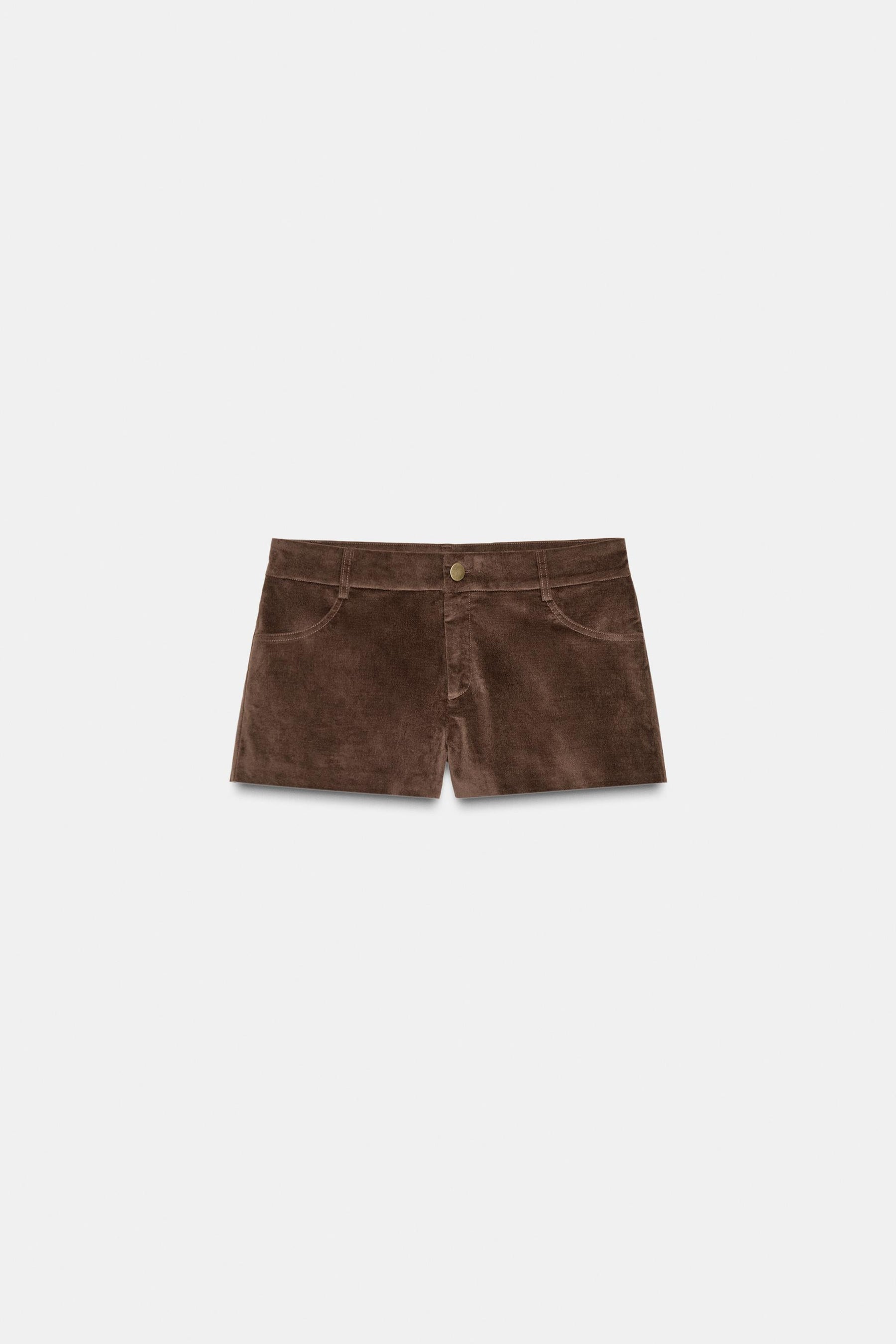 Mini-Shorts aus Wildleder