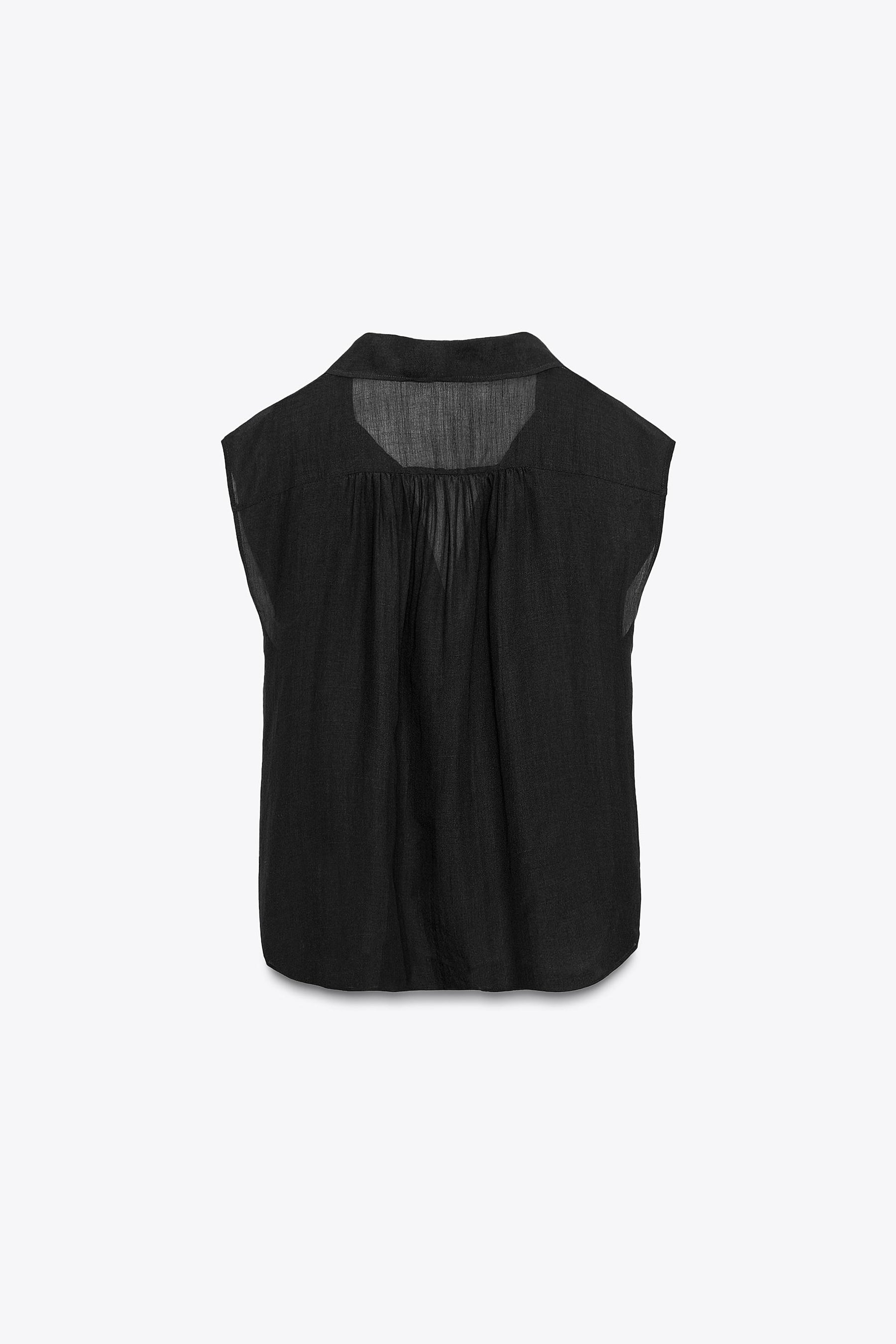 Ramie-Mischgewebe, gestepptes Hemd