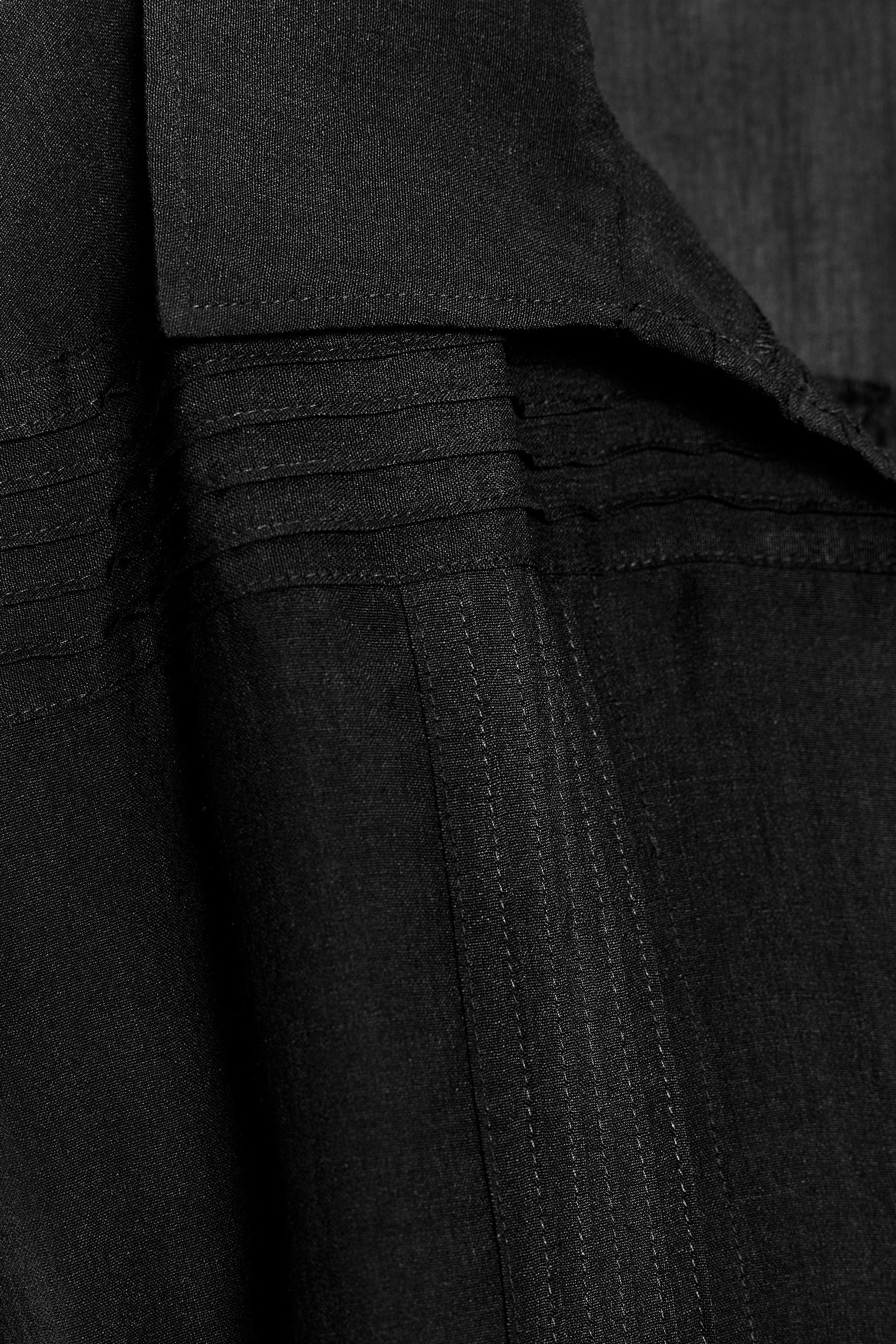 Ramie-Mischgewebe, gestepptes Hemd