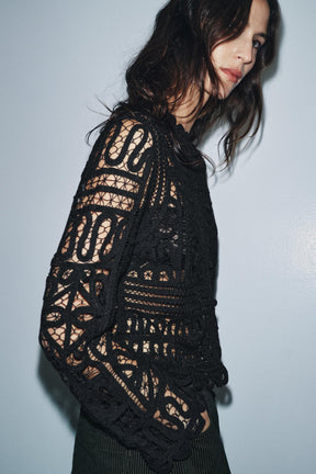Häkelbluse