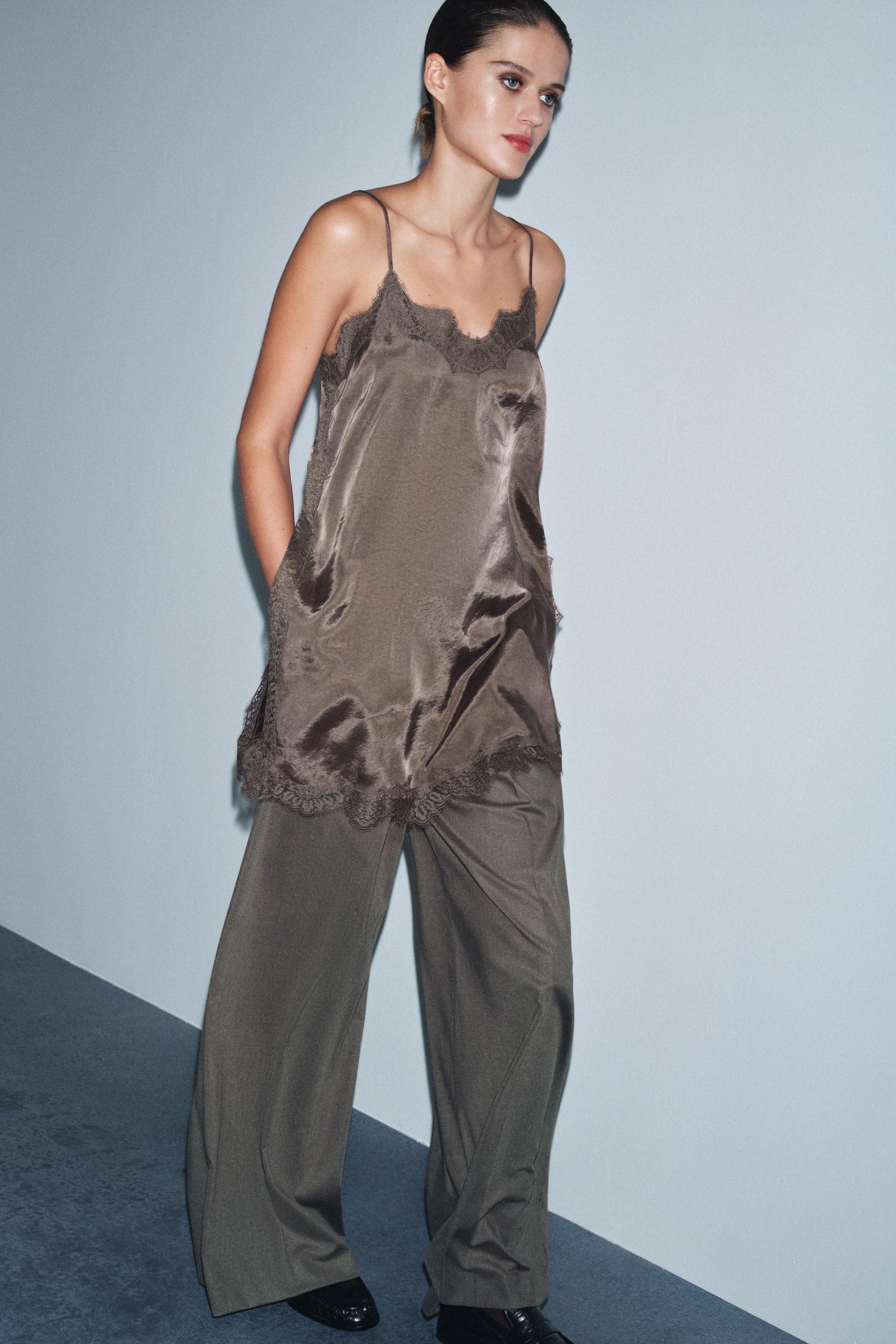 Spitzen-Camisole-Top