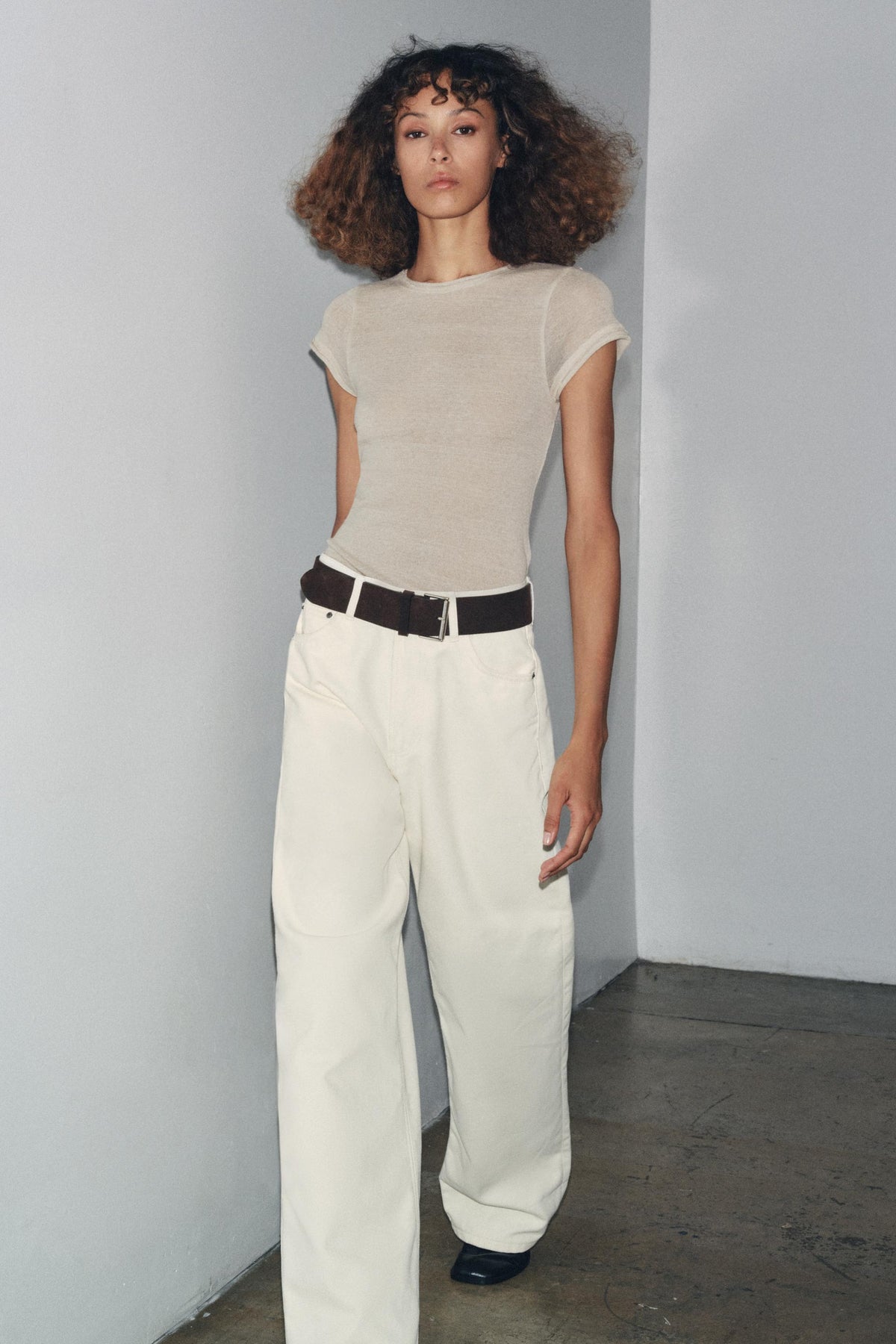 Wollhemd mit kurzen Ärmeln