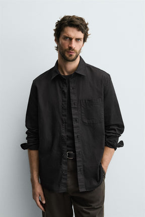 COTTON/LINEN SHIRT - Image 2