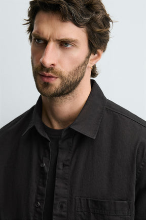 COTTON/LINEN SHIRT - Image 6