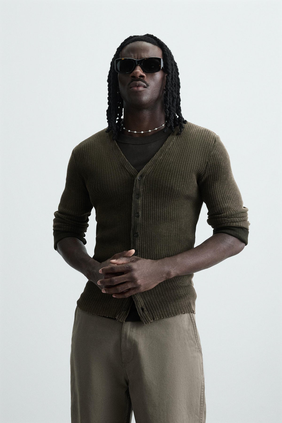 WASHED RIB CARDIGAN - Image 2