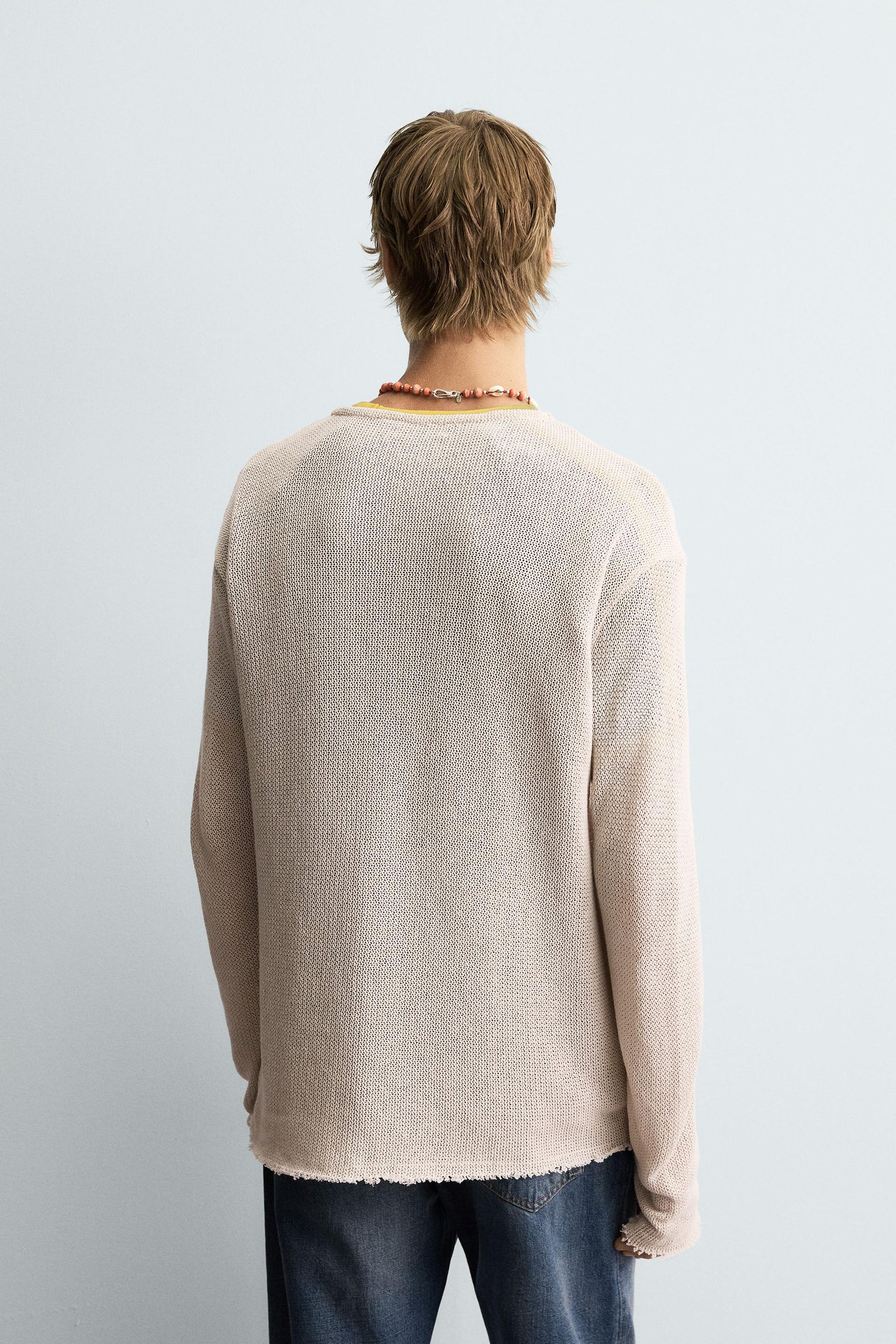 TEXTURED KNIT SWEATER - Image 3