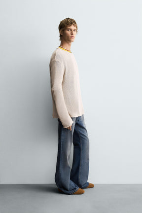 TEXTURED KNIT SWEATER - Image 4