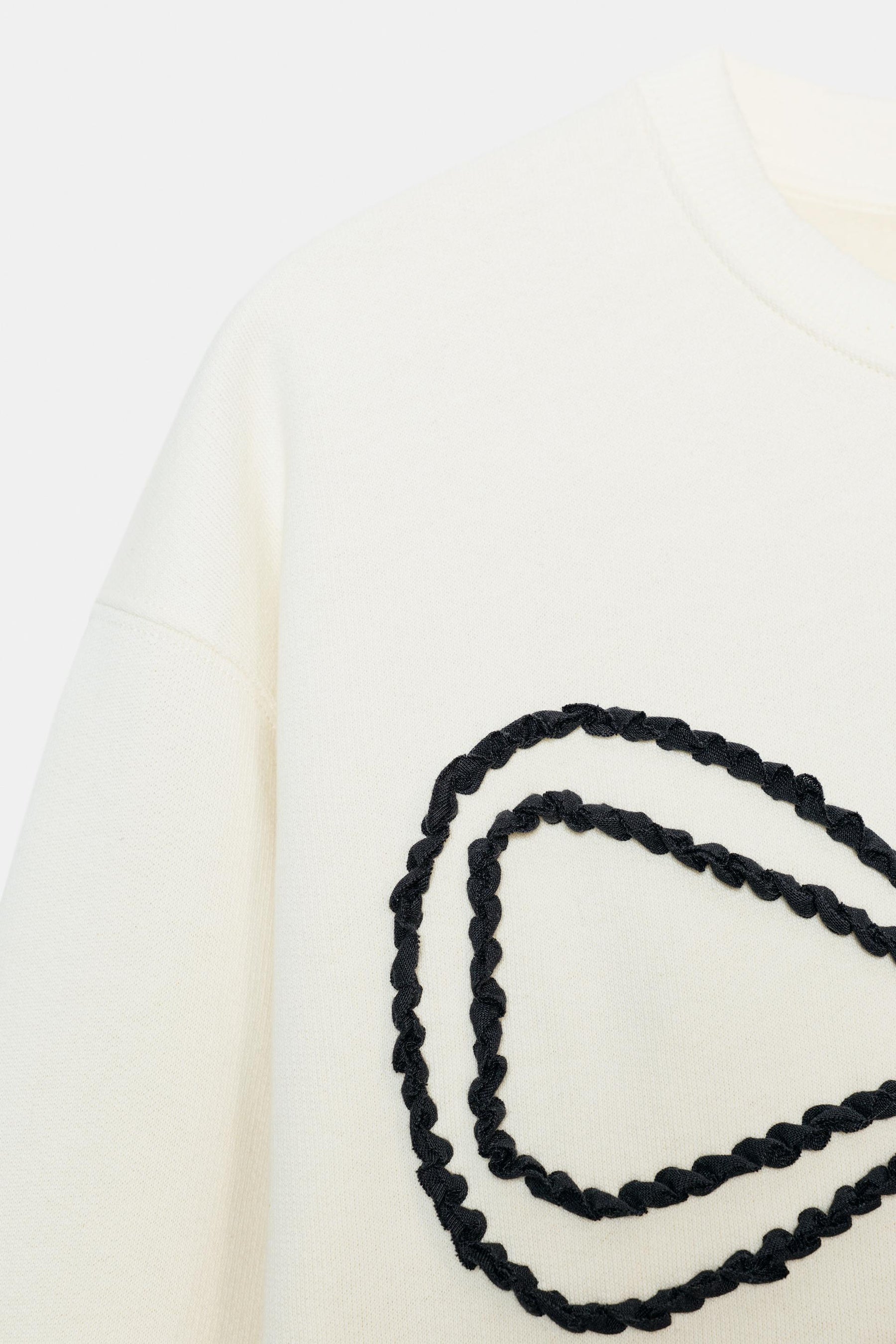 Sweatshirt mit kontrastierender Schleife