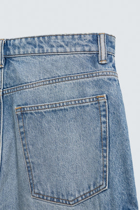 DENIM CARGO BERMUDA SHORTS - Image 9