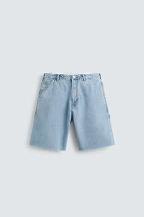 CARPENTER POCKET DENIM BERMUDA SHORTS - Image 6