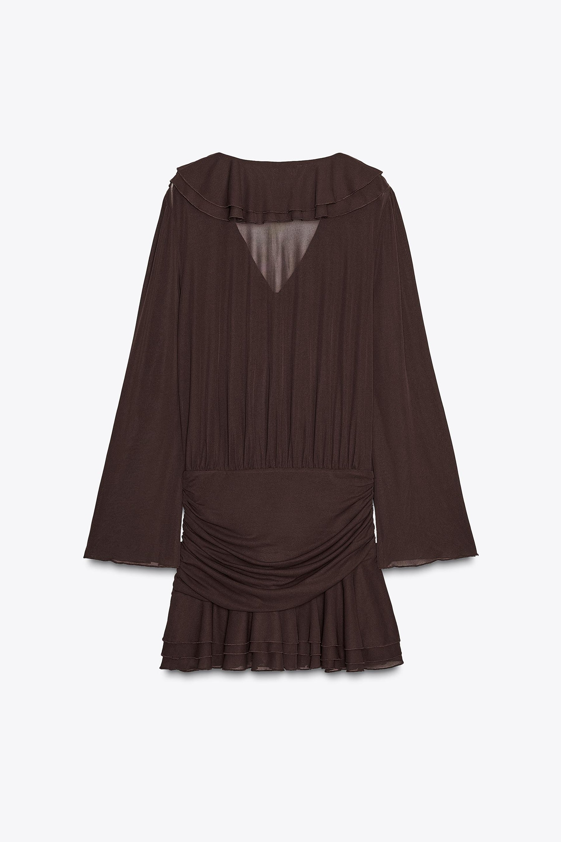 SHORT DRESS WITH RUFFLES - Image 7