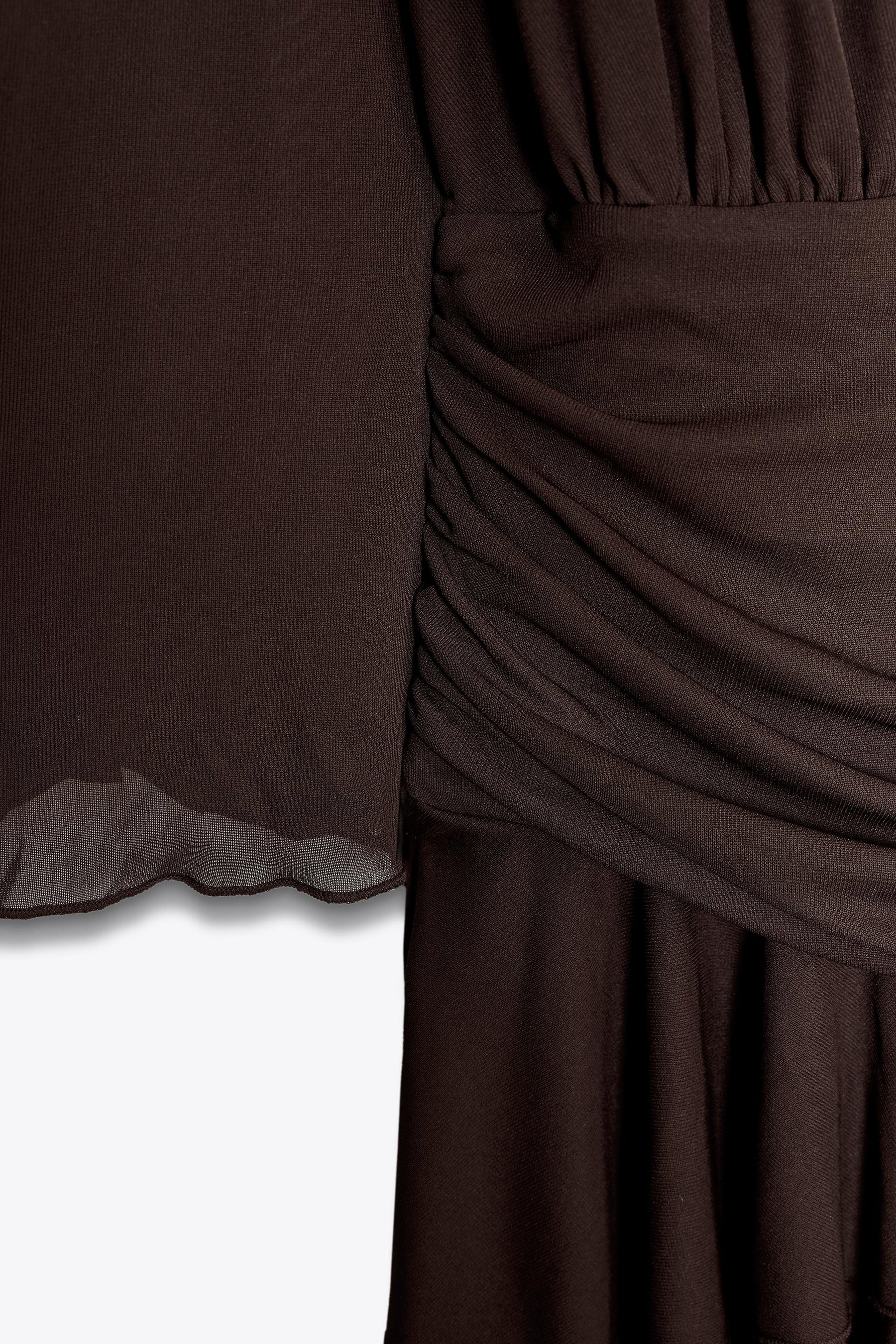 SHORT DRESS WITH RUFFLES - Image 8