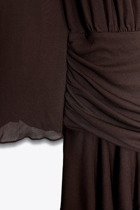 SHORT DRESS WITH RUFFLES - Image 8