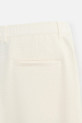 TEXTURED CHINO TROUSERS - Image 9