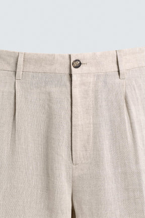 100% LINEN SUIT TROUSERS - Image 8