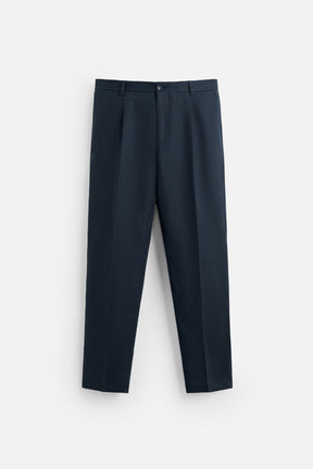 100% LINEN PLEATED TROUSERS - Image 7