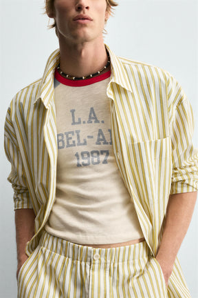 STRIPED SHIRT WITH POCKET - Image 6