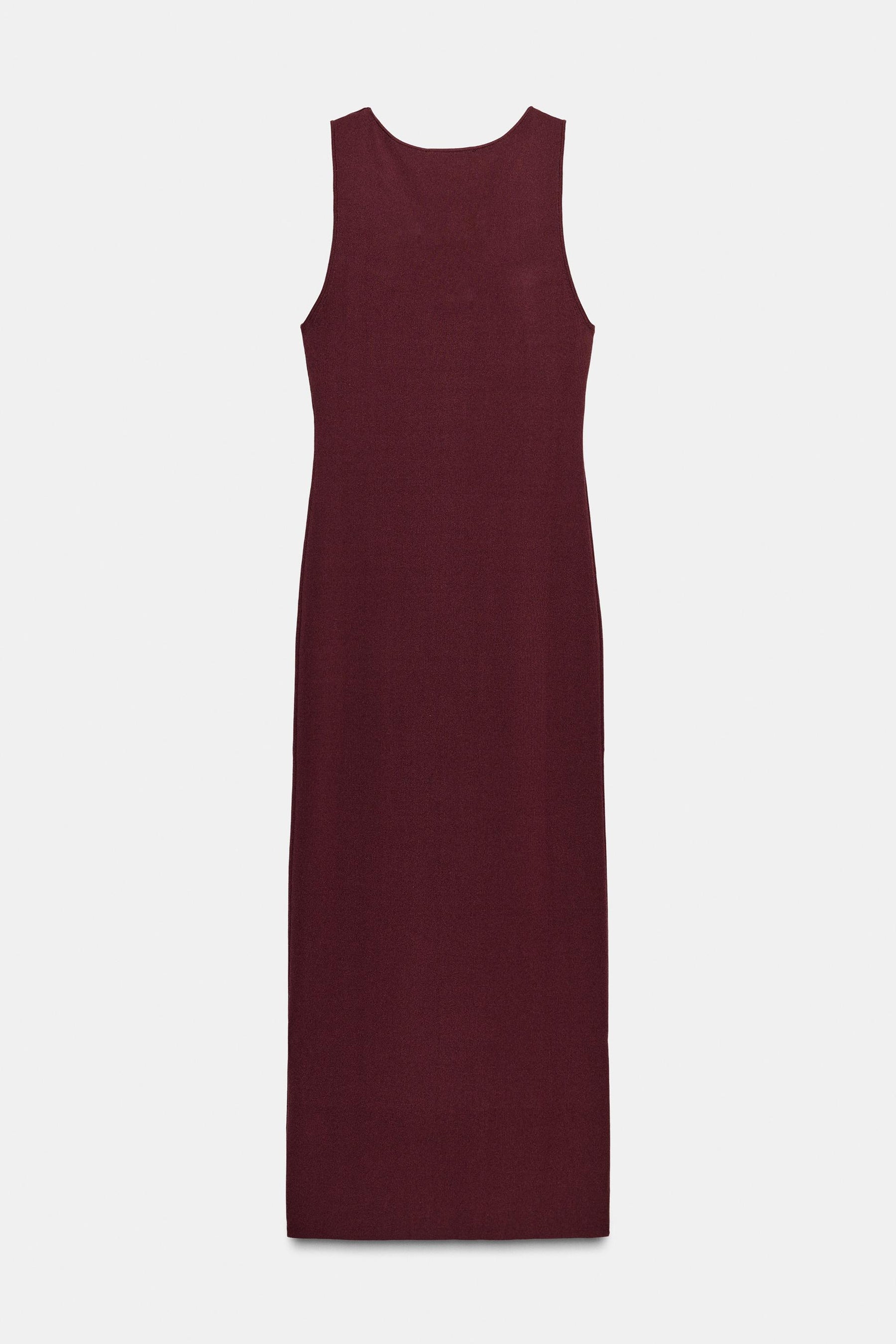 KNIT DRESS WITH CUT-OUT AND METAL DETAIL - Image 5