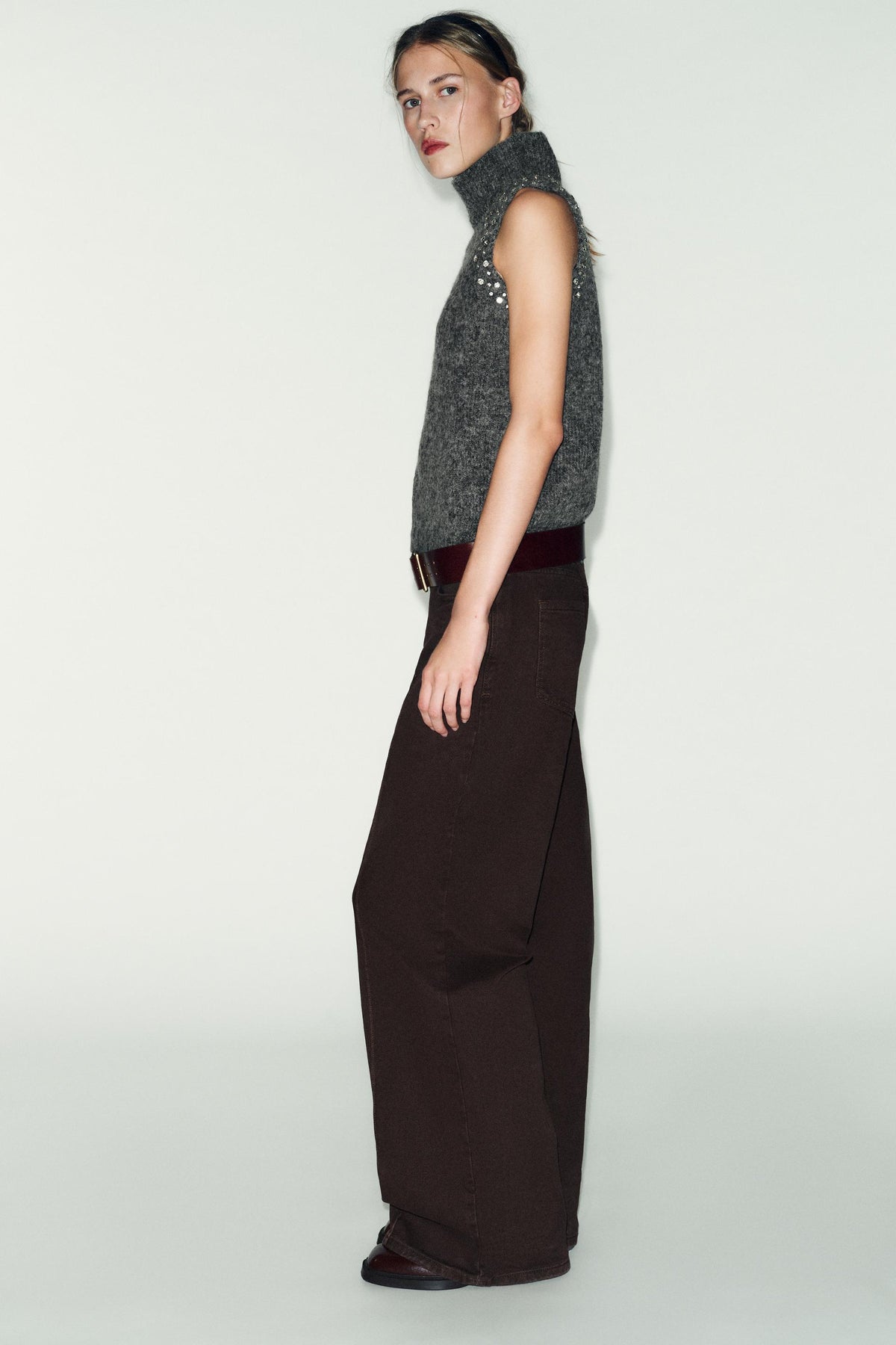 Wollmischung mit Strassperlen