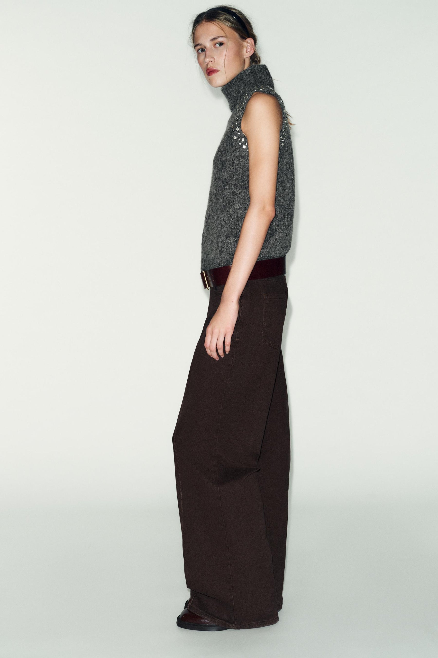 Wollmischung mit Strassperlen