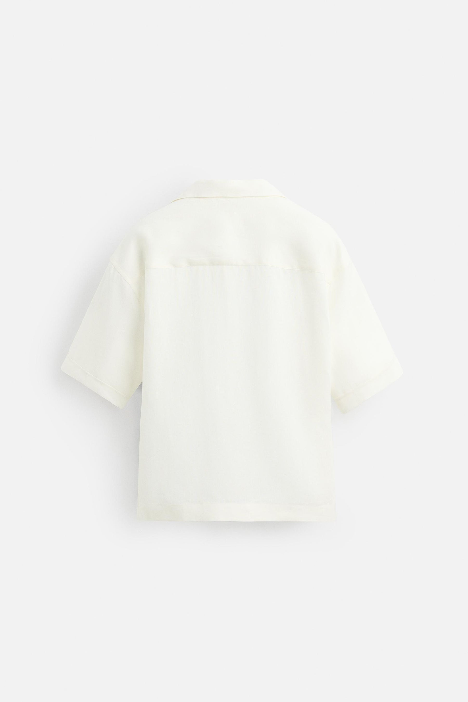 100% LINEN TIE SHIRT - Image 6