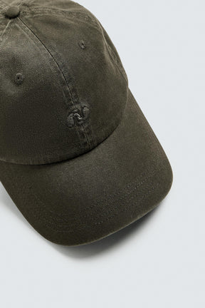 WASHED EMBROIDERED CAP - Image 7