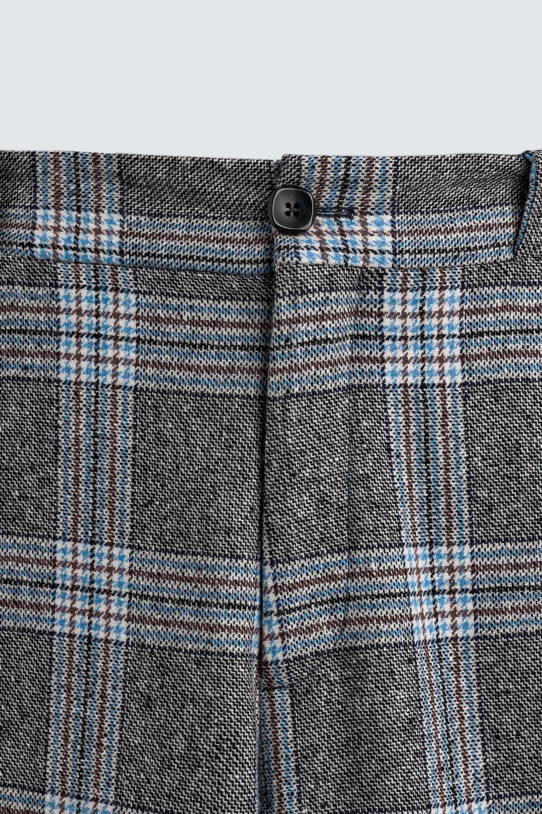 WIDE-LEG CHECK TROUSERS HARRY LAMBERT FOR X DISNEY - Image 8